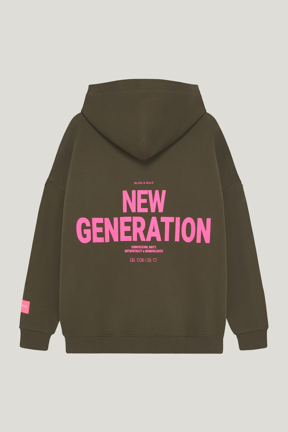 SEYDA OVERSIZED HOODIE OLIVE NEW GEN