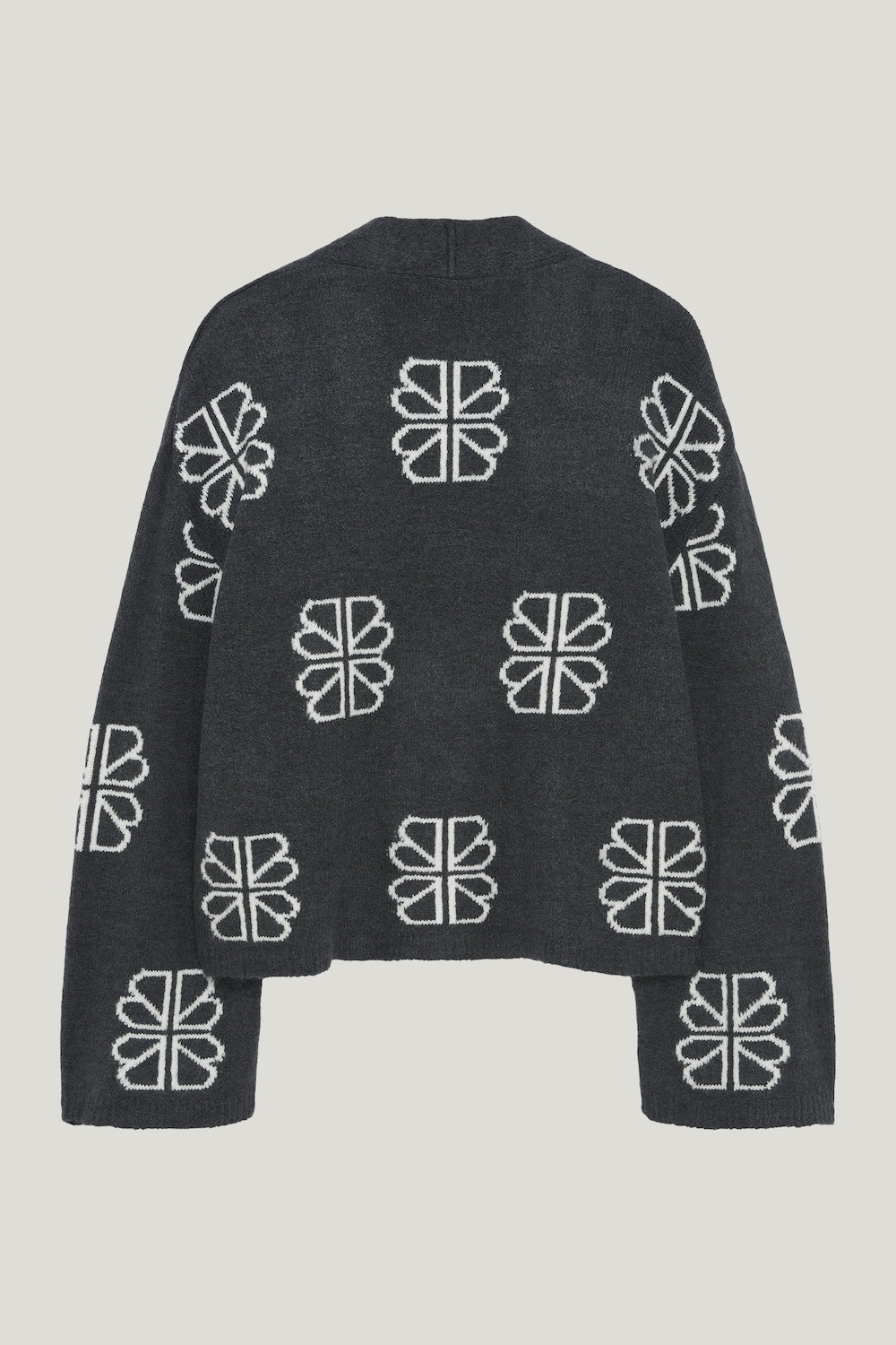 TALA CARDIGAN B&B DARK GREY