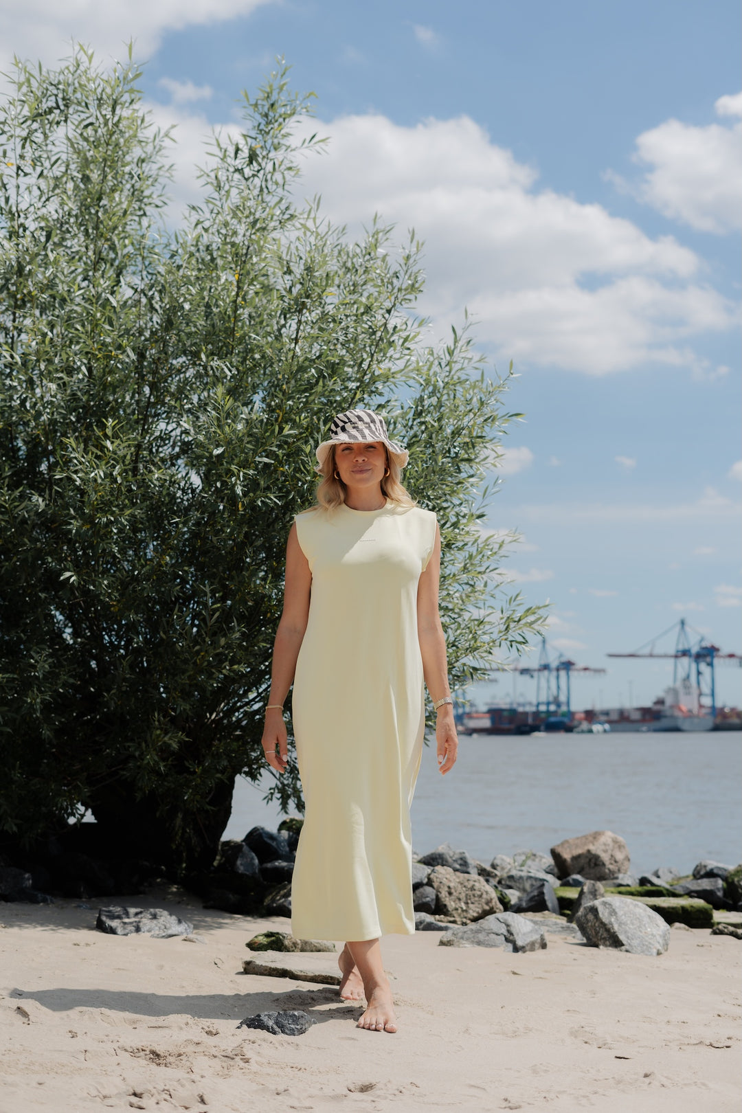SOLEIL STRAIGHT DRESS BUTTER YELLOW (PREORDER)