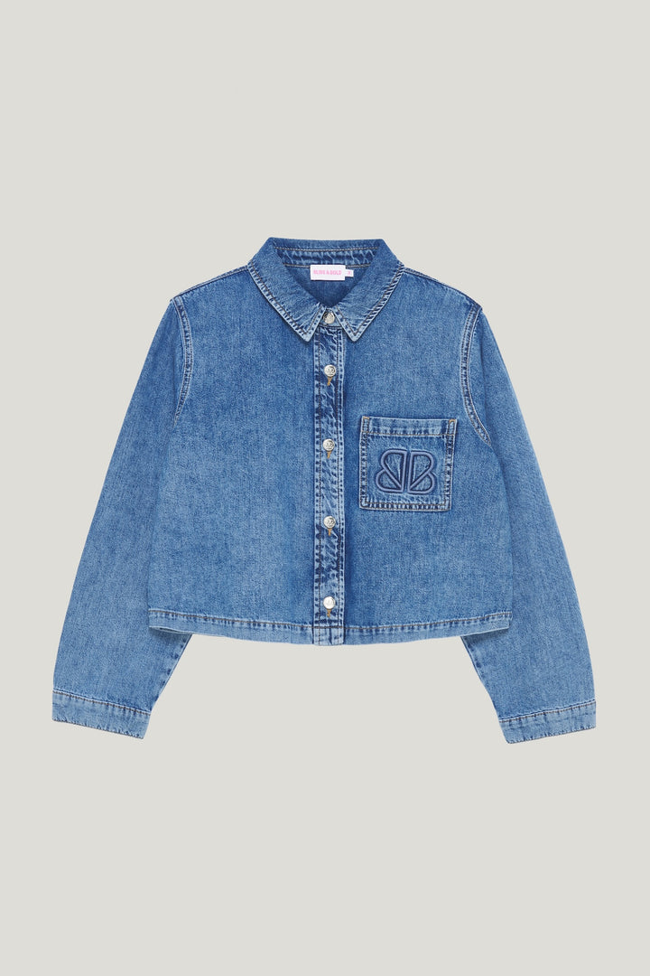 EMILY BLOUSE JEANS BLUE