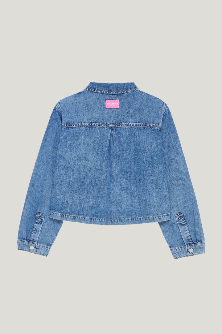 EMILY BLOUSE JEANS BLUE