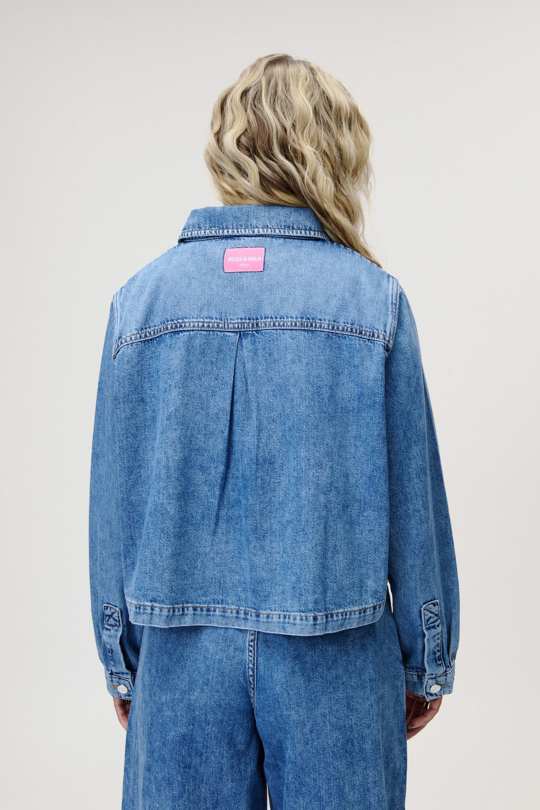 EMILY BLOUSE JEANS BLUE