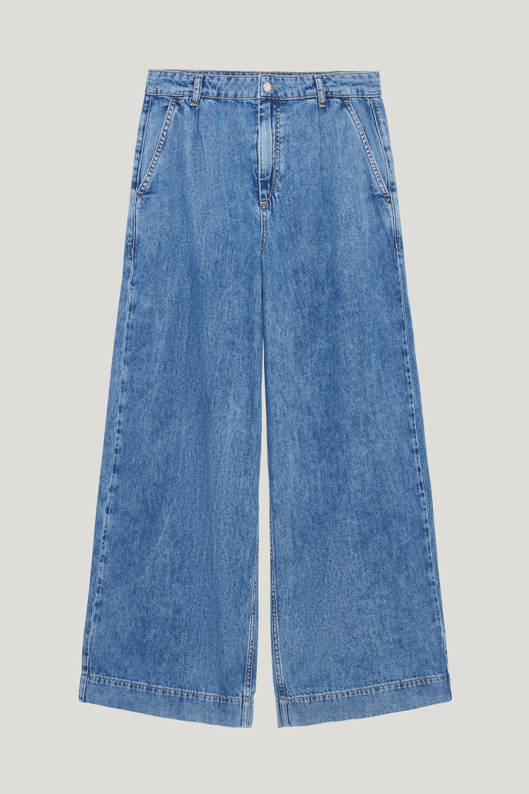 EMILY CROPPED PANTS JEANS BLUE