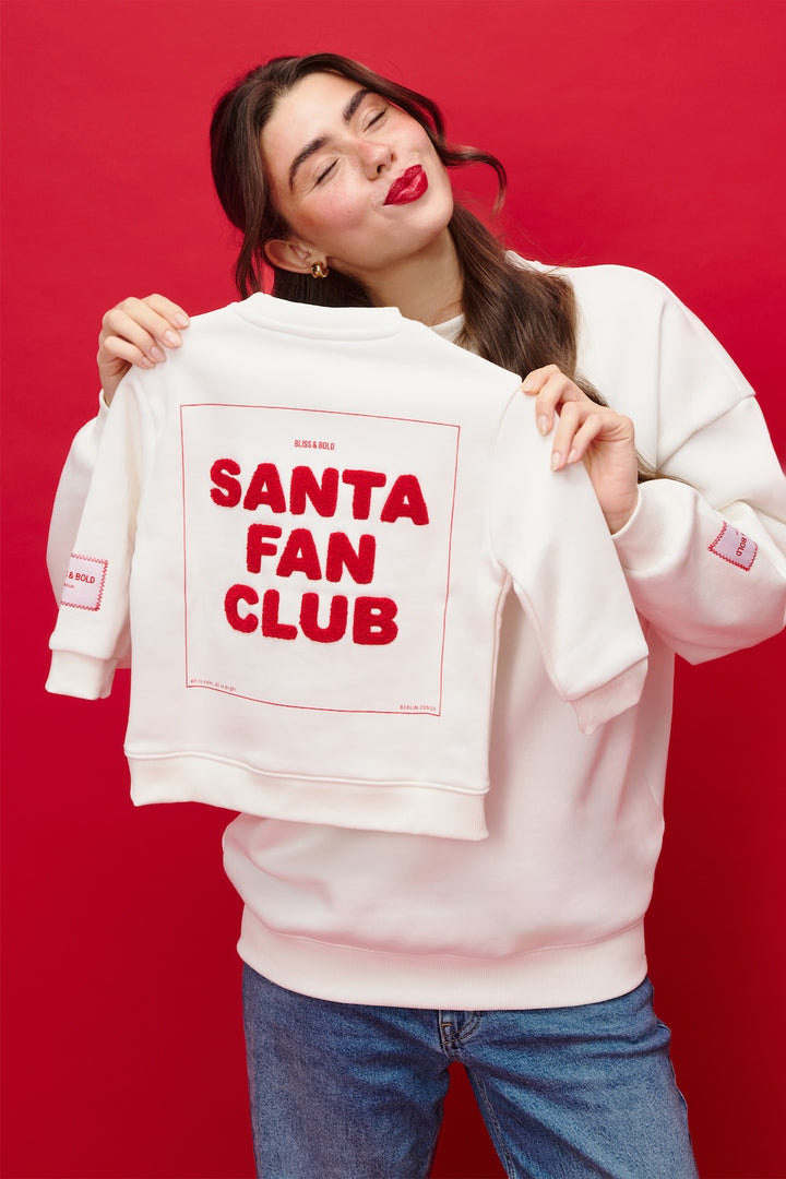 SANTA FAN CLUB SWEATER MINI OFF WHITE