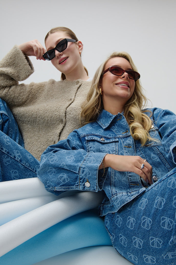 AMBER DENIM JACKET MID BLUE