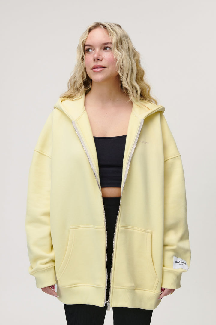 HAYRA OVERSIZED ZIPPER B&B BUTTER YELLOW