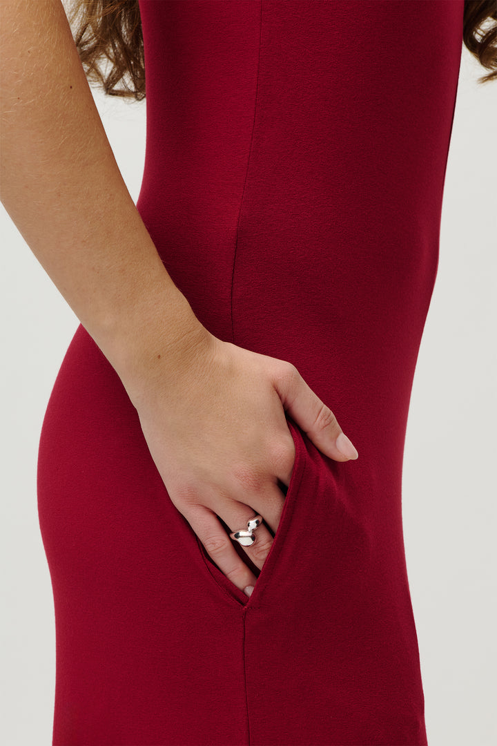 JUMPSUIT BORDEAUX