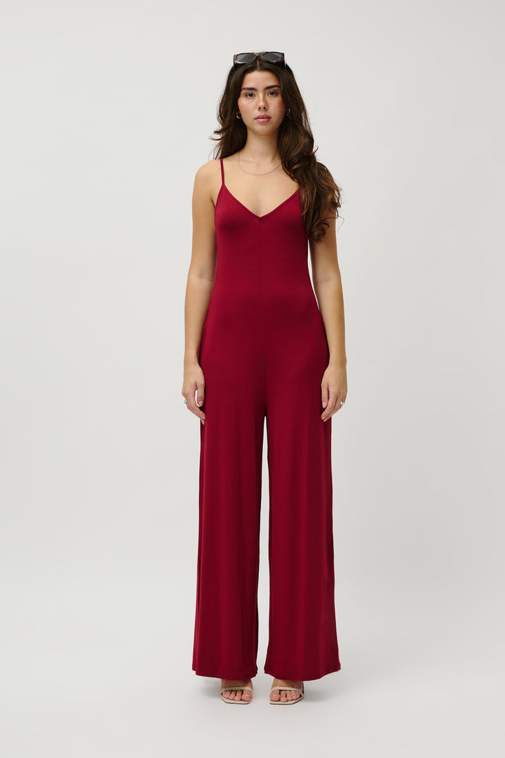 JUMPSUIT BORDEAUX