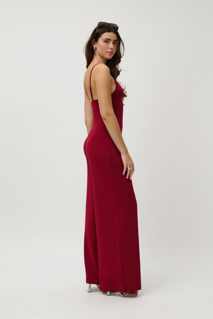 JUMPSUIT BORDEAUX