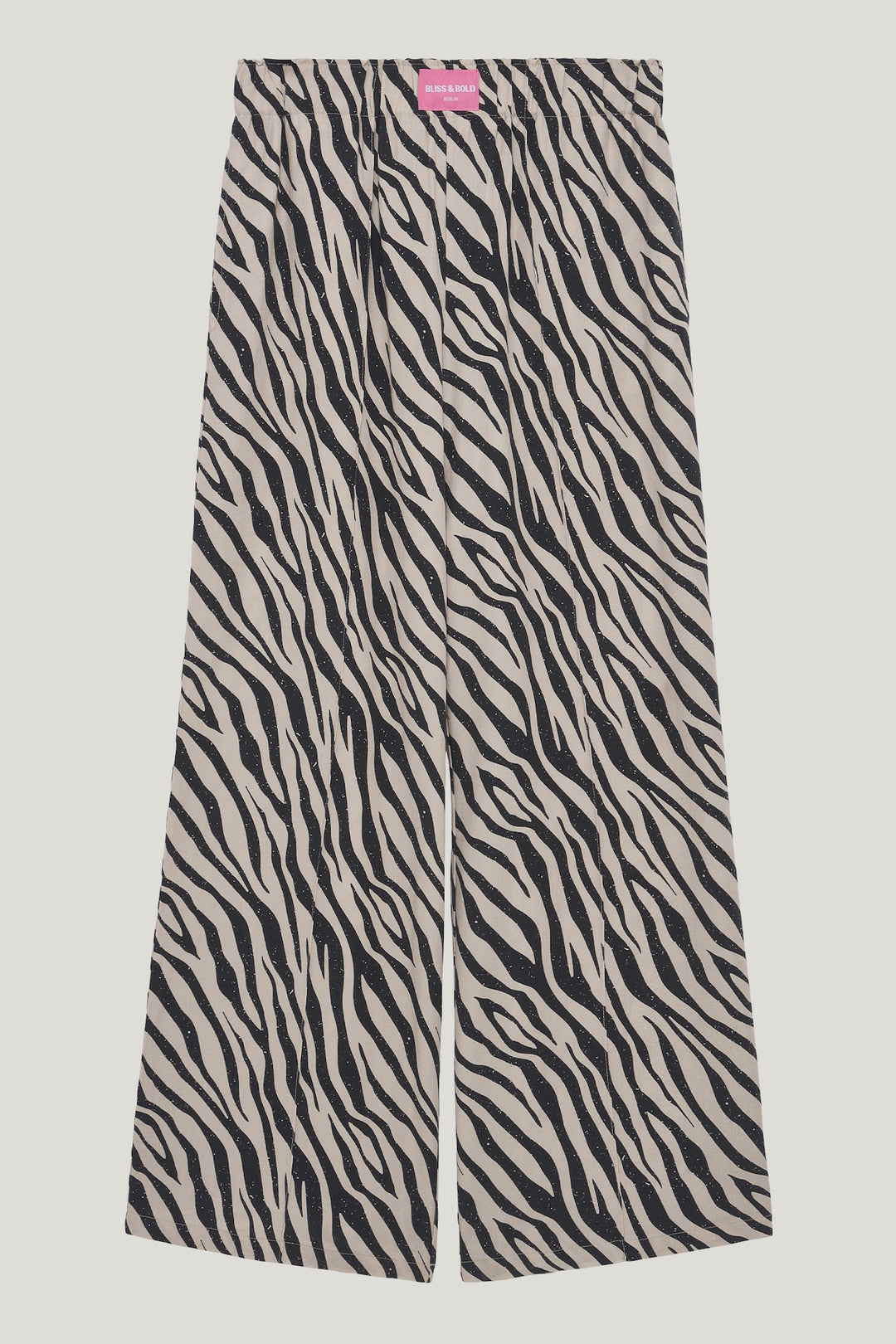 LIZ WOVEN STRAIGHT PANTS ZEBRA