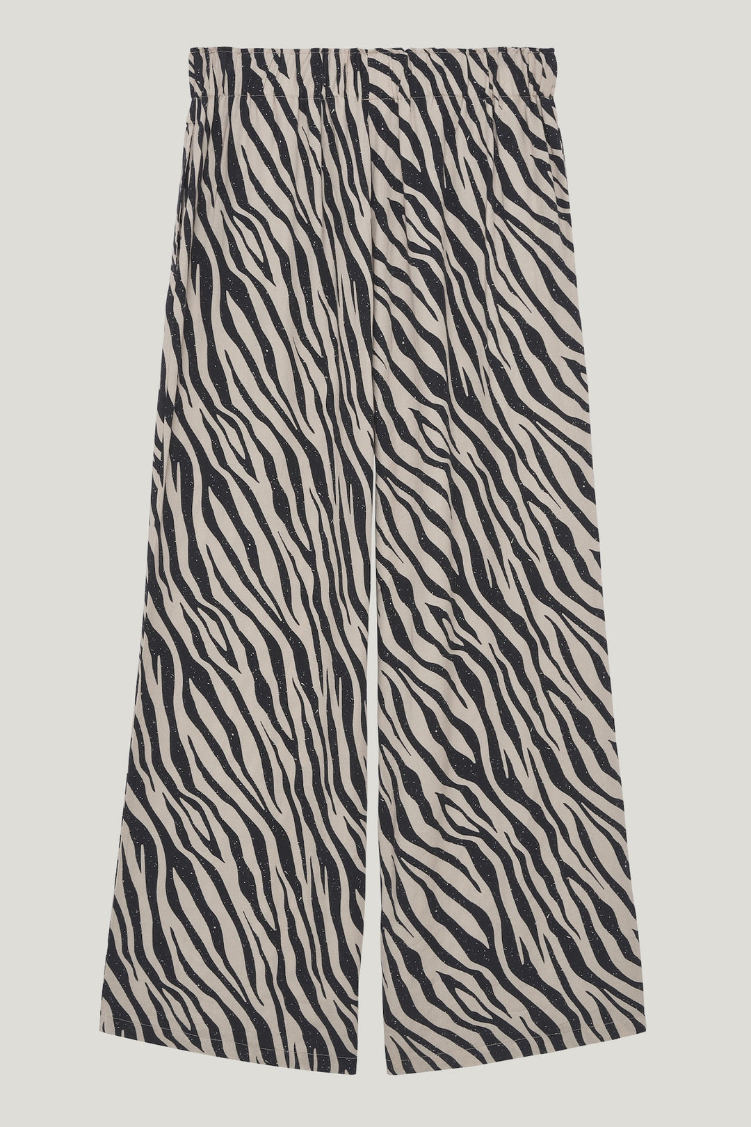 LIZ WOVEN STRAIGHT PANTS ZEBRA