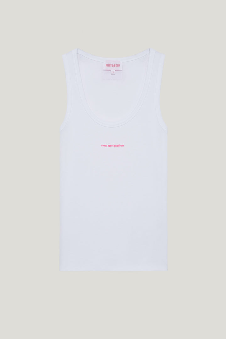 LOLA TANK TOP WHITE NEW GEN