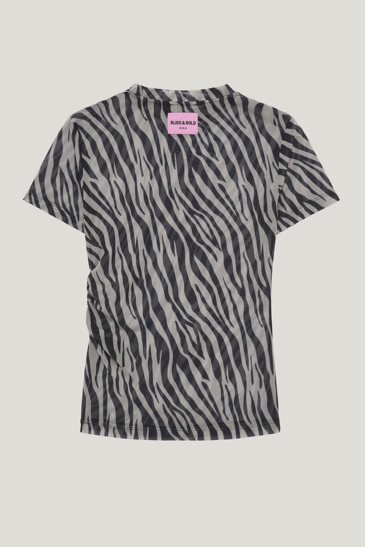 ZUZU MESH SHIRT ZEBRA