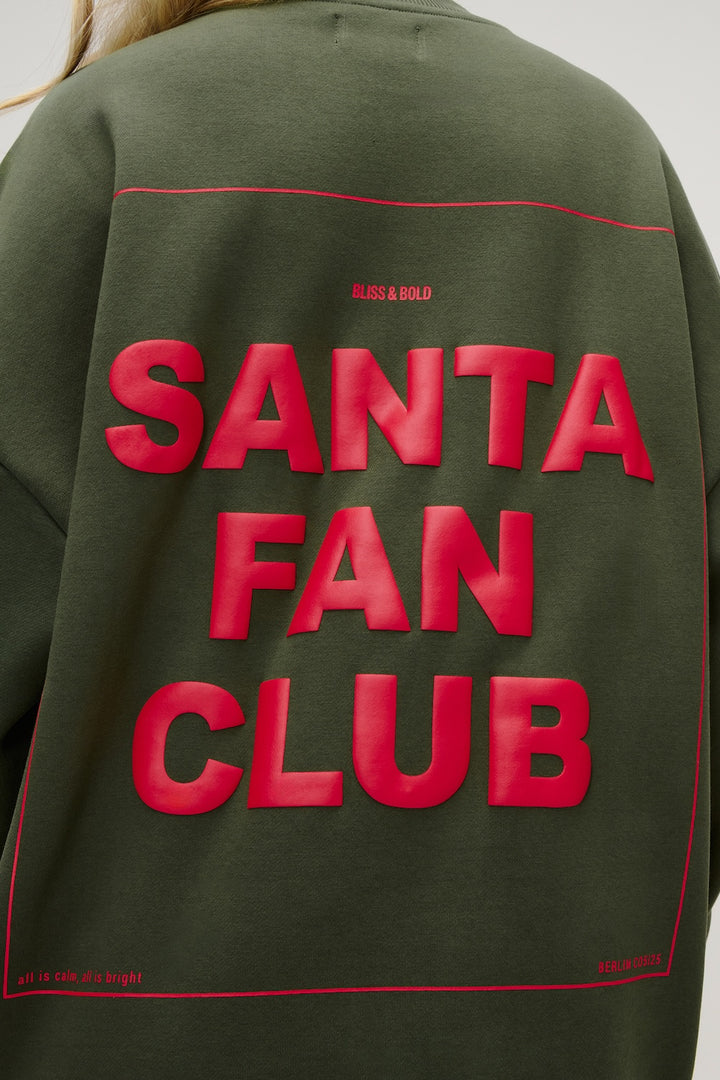 SANTA FAN CLUB SWEATER FOREST GREEN