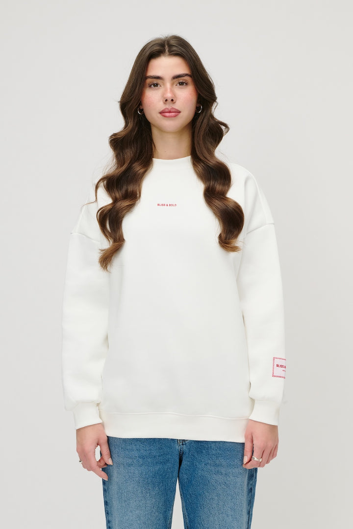 SANTA FAN CLUB SWEATER OFF WHITE