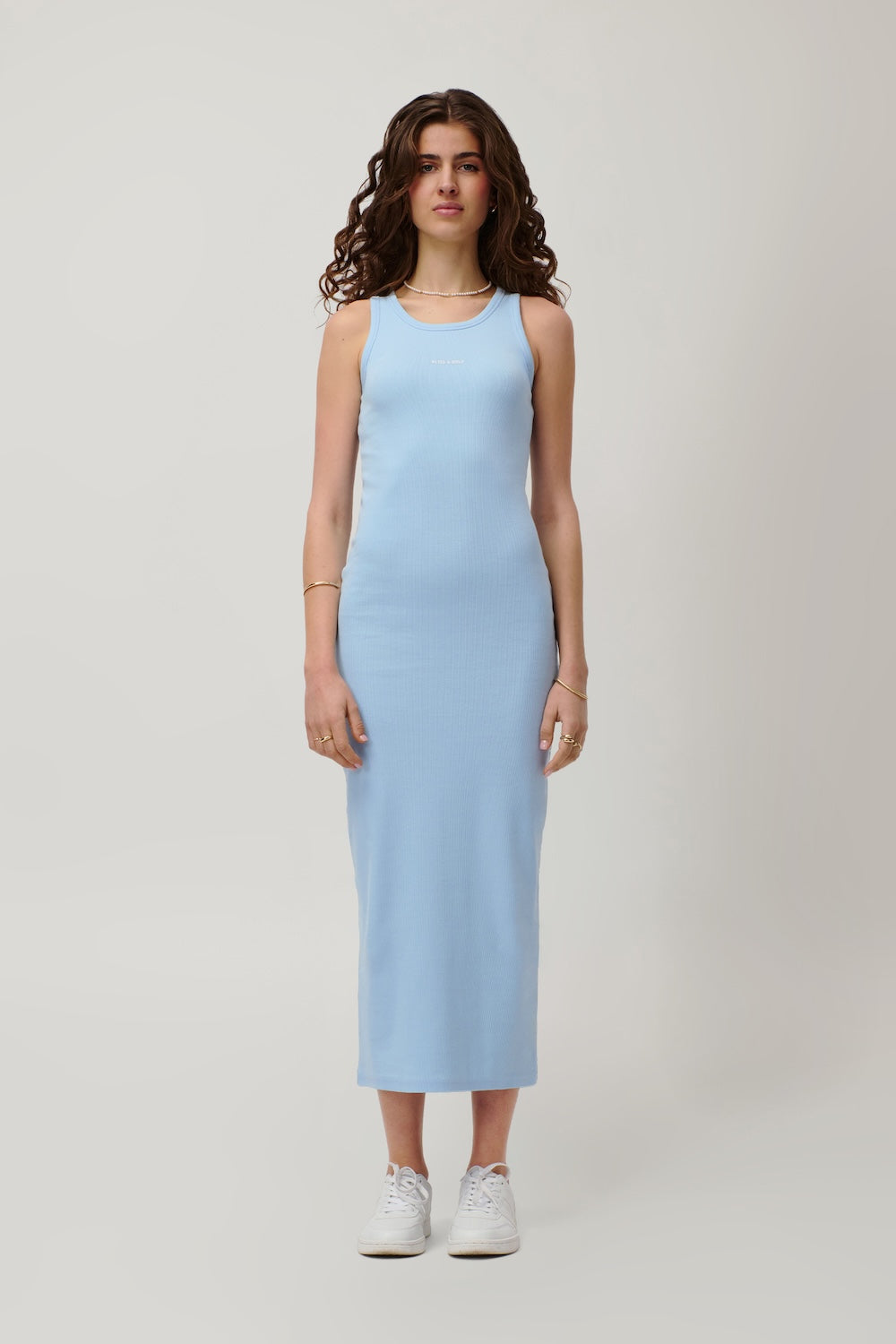 TUBE DRESS PLACID BLUE