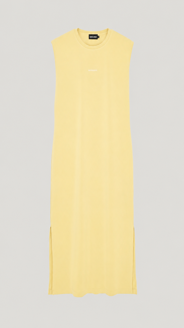 SOLEIL STRAIGHT DRESS BUTTER YELLOW (PREORDER)
